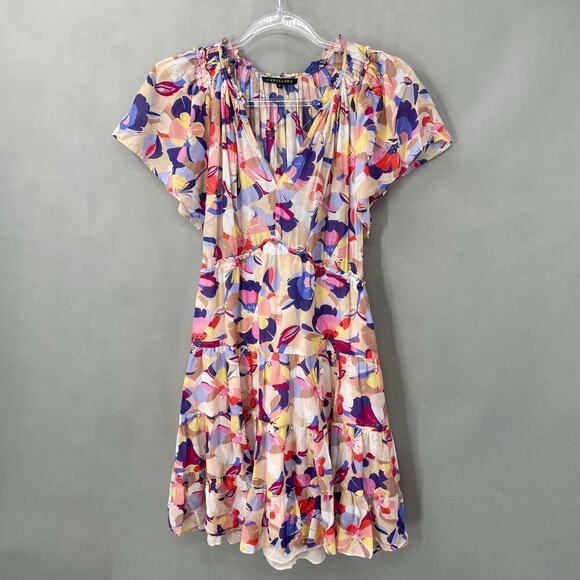 B27 Caballero Anthropologie Dress Womens Small Floral Swiftie Rory Gilmore Style - Picture 1 of 4